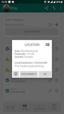 RFXp Location Screenshot