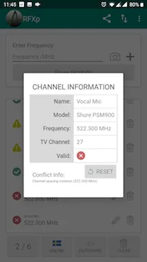 RFXp Modify Channel Screenshot